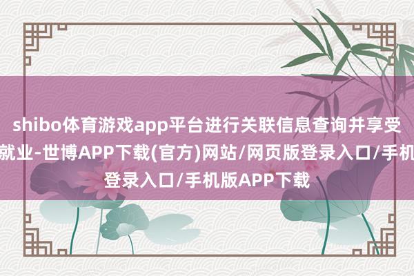shibo体育游戏app平台进行关联信息查询并享受相应的售后就业-世博APP下载(官方)网站/网页版登录入口/手机版APP下载
